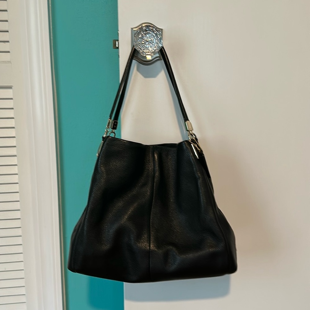 Coach Leather Bucket Bag